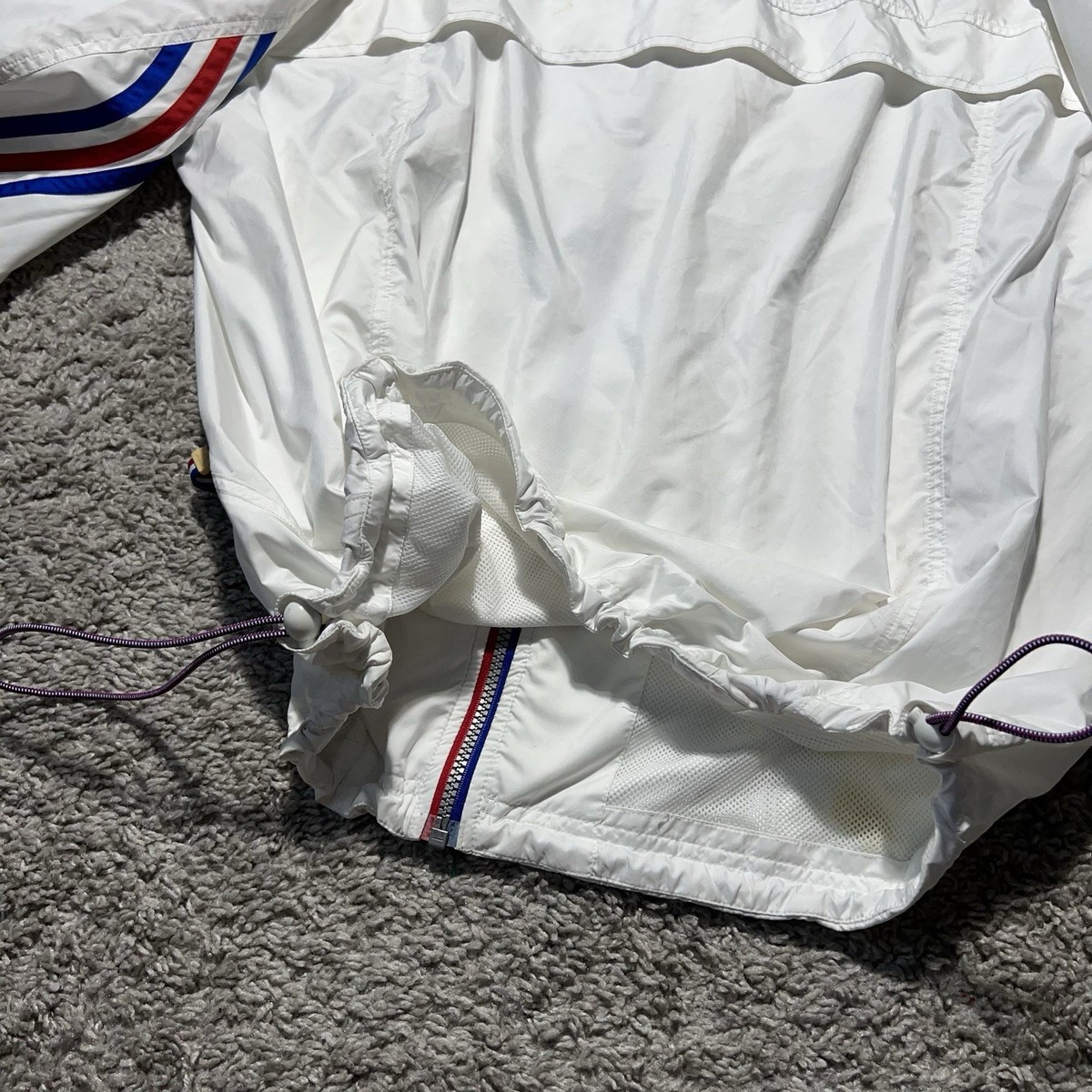 Vintage Adidas France Soccer Track Jacket Mens XL White Y2k 90s