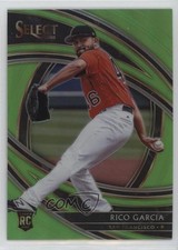 2020 Panini Select Premier Neon Green Prizm 38/99 Rico Garcia #165 0o3x
