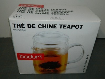 NEW Bodum The de Chine Infusing Glass Teapot 20 OZ FREE SHIP