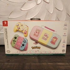 PowerA Nano Wired Controller w/ Case and Comfort Grips-Pokemon: Sweet Friends