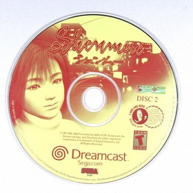 Shenmue Sega Dreamcast Authentic Tested All 4 Disc Only