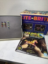 LITE-BRITE Hasbro Vintage Refills Original Box 600 Pegs Light Bright WORKS