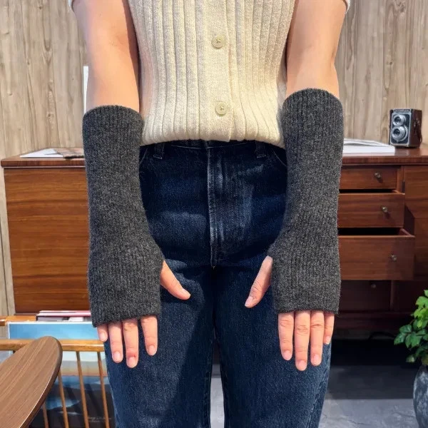 UNIQLO Suffle hilo punto brazos calentadores nuevo Japón 481367 Foto 2 de 4