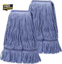 2 Pack Mop Head Replacements,General Cleaning Mop Heavy Duty Commercial