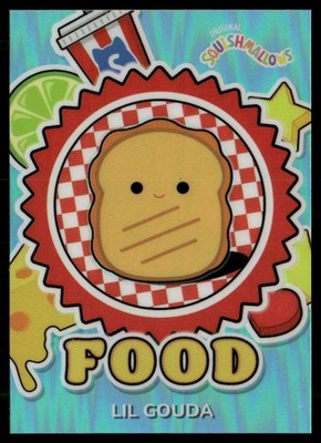 LIL GOUDA 2025 Panini Squishmallows Food Chrome Prizm #4