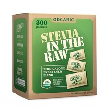 Stevia In The Raw Organic Stevia Zero Calorie 300 Count Packets Sweetener