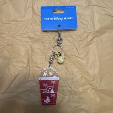 Japan Tokyo Disney Resort Popcorn Keychain Mickey & Friends Regular Box