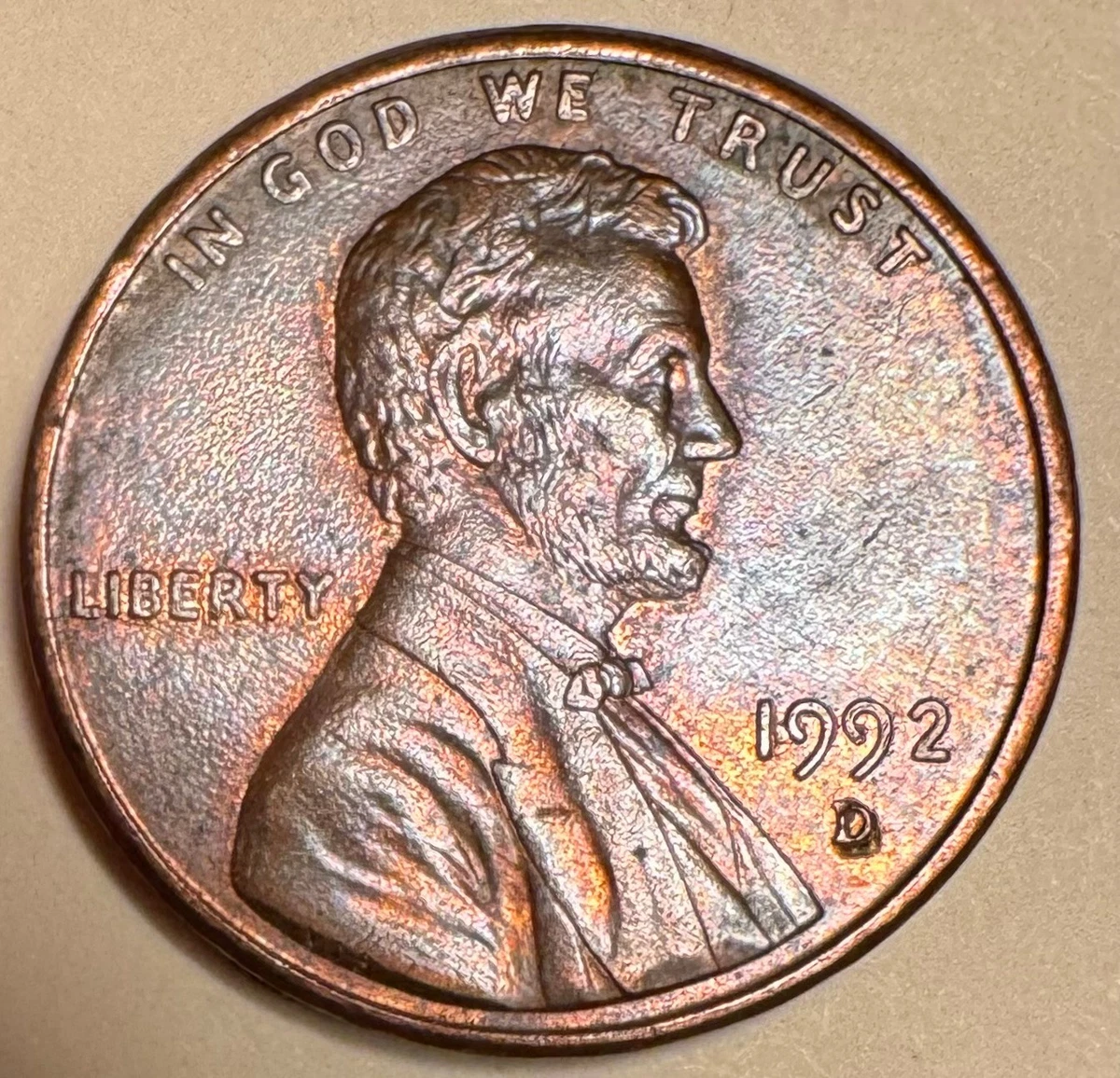 Lincoln Memorial Penny 1992 Uncertified US Coin Errors for sale | eBay