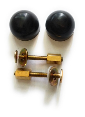 #ad #ad Toilet Bolt Cap Set Black Wont Pop Off Includes Bolts Nuts Washers $23.96