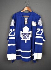 Toronto Maple Leafs 27 Frank Mahovlich Signed Center Ice CCM Ultrafil 90s Jersey
