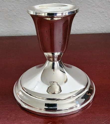 VINTAGE TOWLE 925 STERLING SILVER 701 WEIGHTED & REINFORCED CANDLESTICK HOLDER