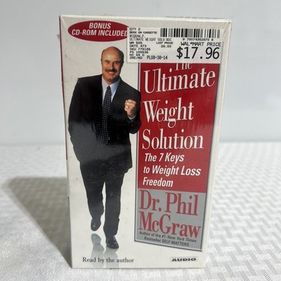 Dr. Phil McGraw ''The Ultimate Weight Solution'' Audio Book 4 Cassette Tapes NEW