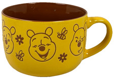 Disney Winnie the Pooh Embossed Mug Yellow Ceramic Coffee Cup Zak Designs