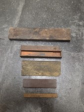 Mixed Lot Of Small Vintage Sharpening Stones Hones Slips