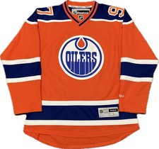 Edmonton Oilers Connor McDavid “Orange Crush” Reebok NHL Hockey Jersey Size L