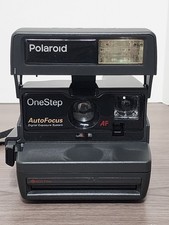 Z111 Vintage Polaroid One Step AF Auto Focus 600 Instant Camera with Strap