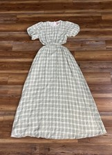 Show Me Your Mumu Women’s Eloise Maxi Dress Long Puffy Sleeve Cute Size Medium