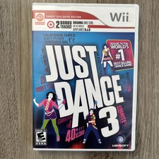 Just Dance 3 Nintendo Wii Target Exclusive Edition 2011 CIB Complete Tested