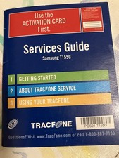 Samsung TI55G Tracfone Instruction Services Guide