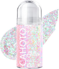 Nebula Roll-On Chunky Glitter for Face, Body and Hair, Shimmer Makeup Gel