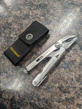 Leatherman Crunch Retired Vice Grip Multi Tool W/ Fabric Protector Sleeve