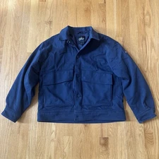 Alo Yoga Unisex One Up Jacket Navy Size Small Athleisure