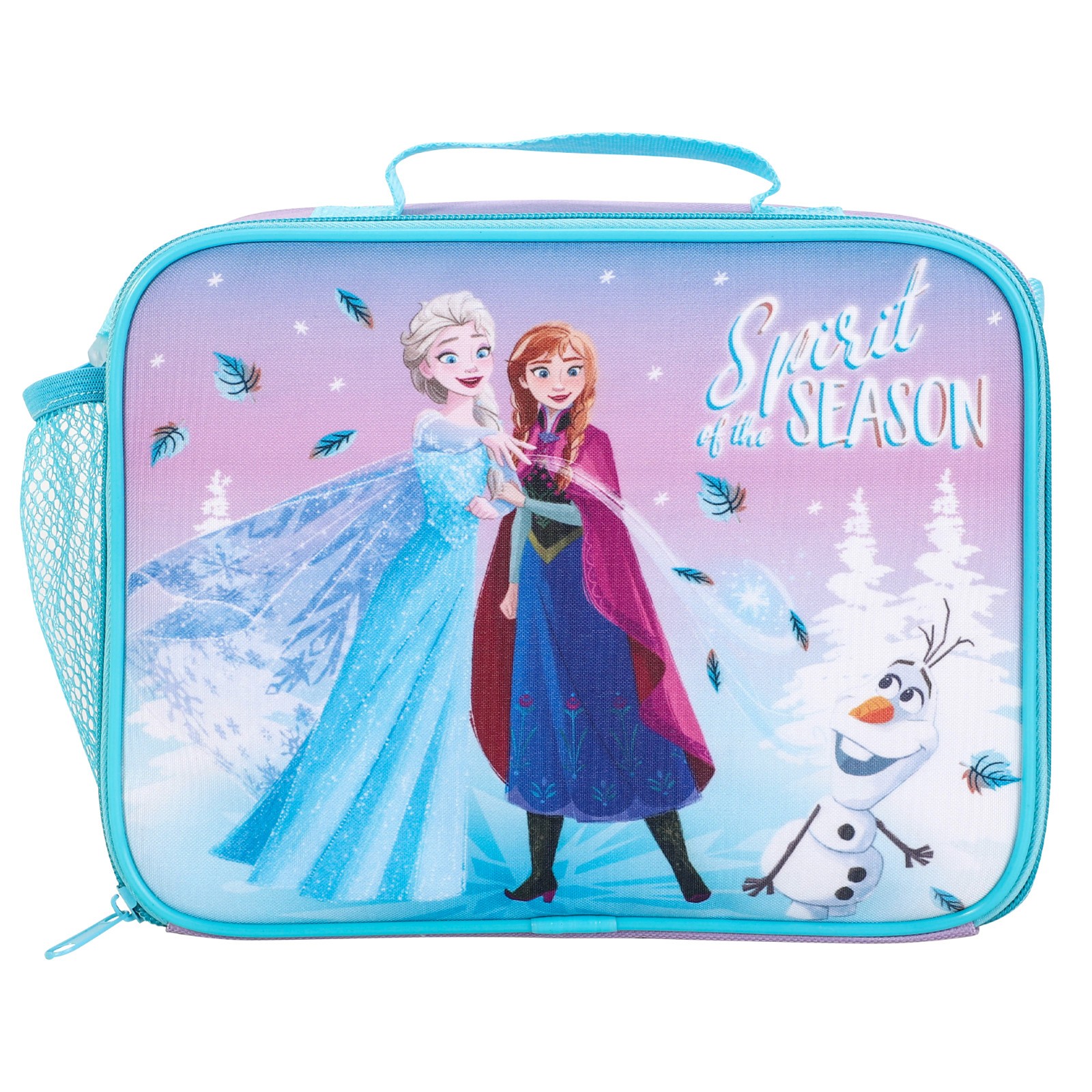 Disney Frozen Insulated Lunch Bag Childrens Kid Girl School Spirit Of The Season