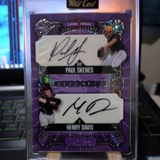 Wild Card 5 Card Draw Paul Skenes /Henry Davis DUAL AUTO 1/1 Rookie