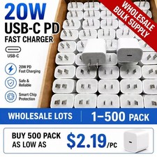 Lot 20W USB-C Type C Fast Charger Power Adapter Block For iPhone 11-17 Pro Max