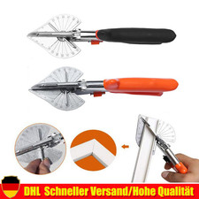 Gehrungsschere 45° ~ 135° Winkelschere Leistenschere Stahl Schere Rohrschneider