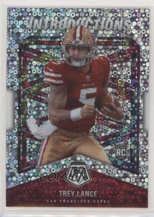 2021 Panini Mosaic Introductions No Huddle Silver Prizm Trey Lance #I-3 6h5