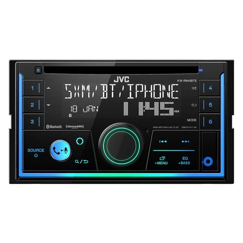 JVC KW-R940BTS CD Receiver with Bluetooth, USB, Amazon Alexa, SiriusXM Ready