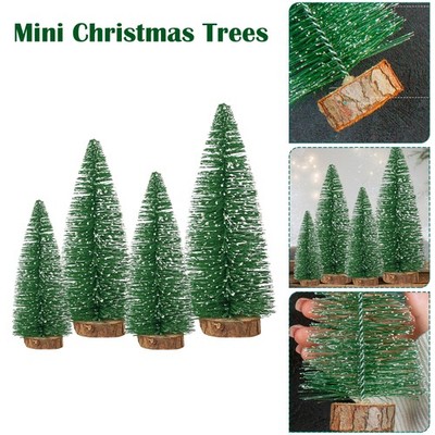 8 Stck. Mini Künstliche Weihnachtsbäume Realistische Tischplatte Ferienhaus Dekor UK