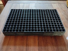 240 Seeds Cell Tray x 5, Black Plastic, Seedlings / Small Plugs