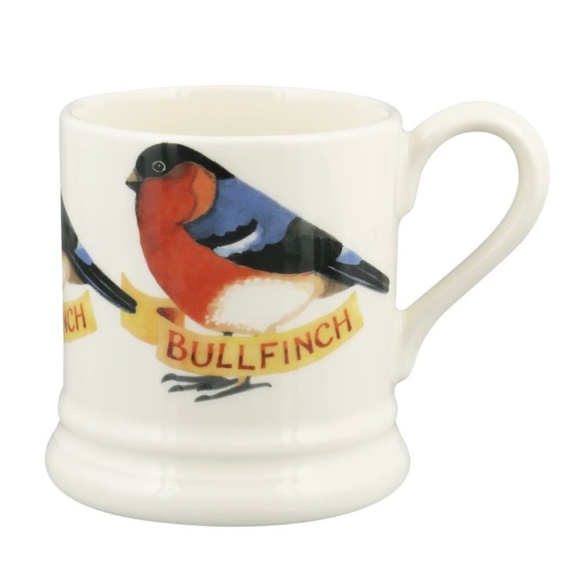 Emma Bridgewater Pottery - Bullfinch  -  1/2 Pint Mug New  First Quality - Bird