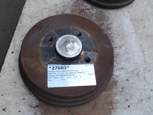 RADLAGER Renault Clio II (BB/CB) Hatchback 1.4 16V (K4J-710) 2005