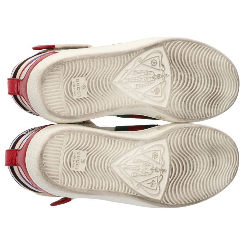 Gucci Sherry Line High-Top Sneakers, Size 7, US 7.5, White, Men's thumbnail 5