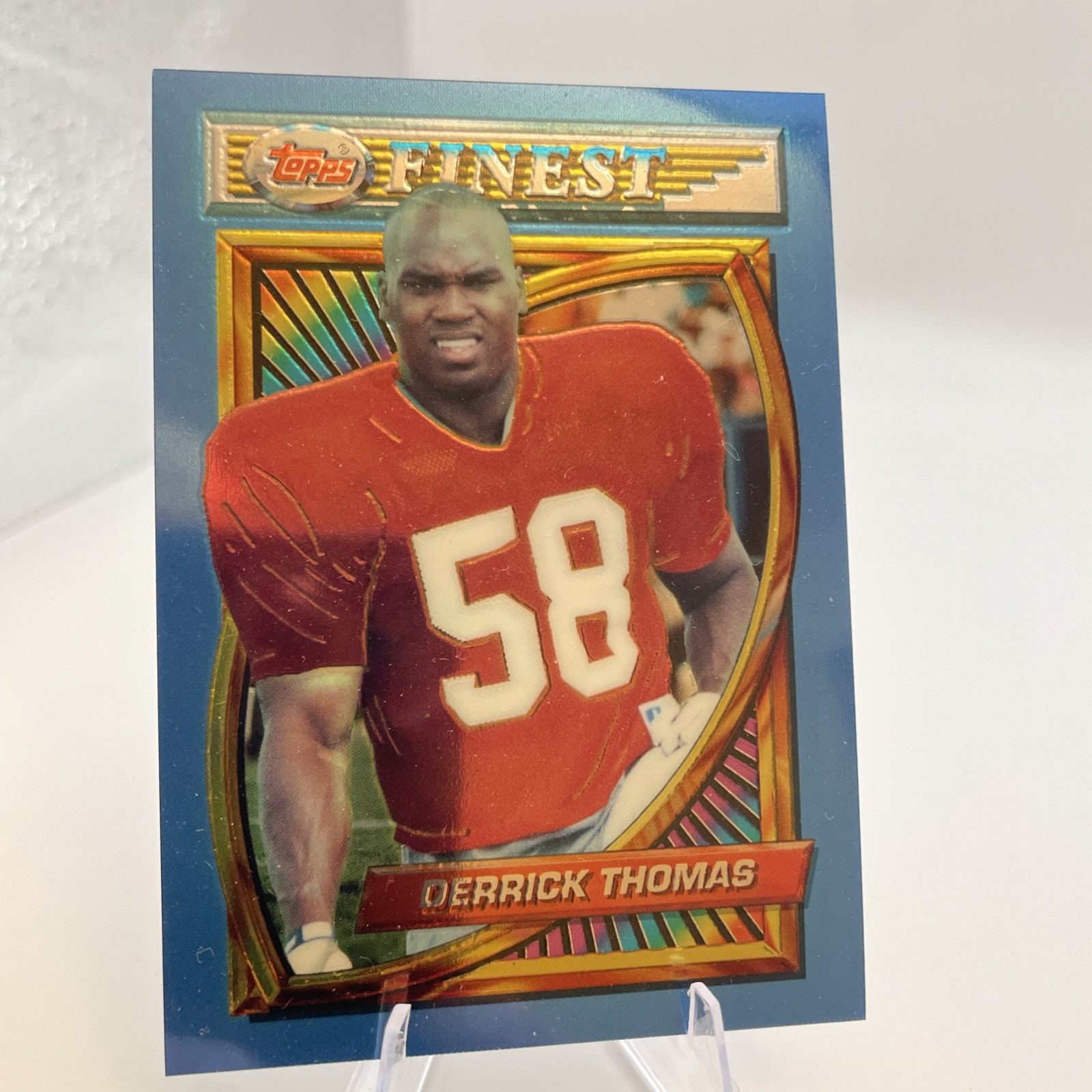 Derrick Thomas #30 (Football Cards 1994 Topps Finest) — is it worth grading?