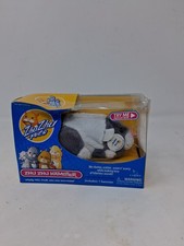 2009 Zhu Zhu Pets Hamster Jinx White Gray Cepia Plush Animal New Damage Box. H