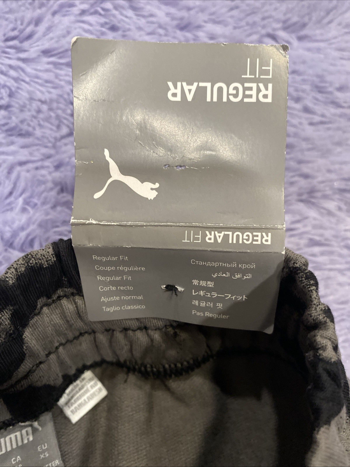 Puma Summer Graphics 5" Aop Black/Gray Shorts Size XS thumbnail 5