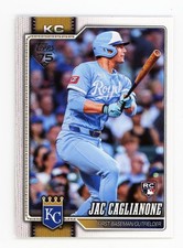 2026 Topps Baseball Jac Caglianone RC #138 Kansas City Royals