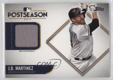 2018 Topps Postseason Performance Relics 25/100 JD Martinez #PSP-JM 0q3