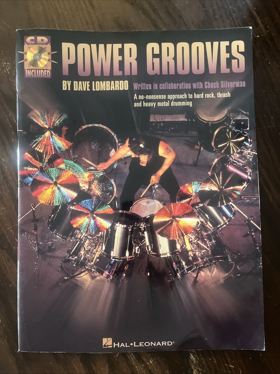 Power Grooves Dave Lombardo Thrash Heavy Metal Drumming Book CD