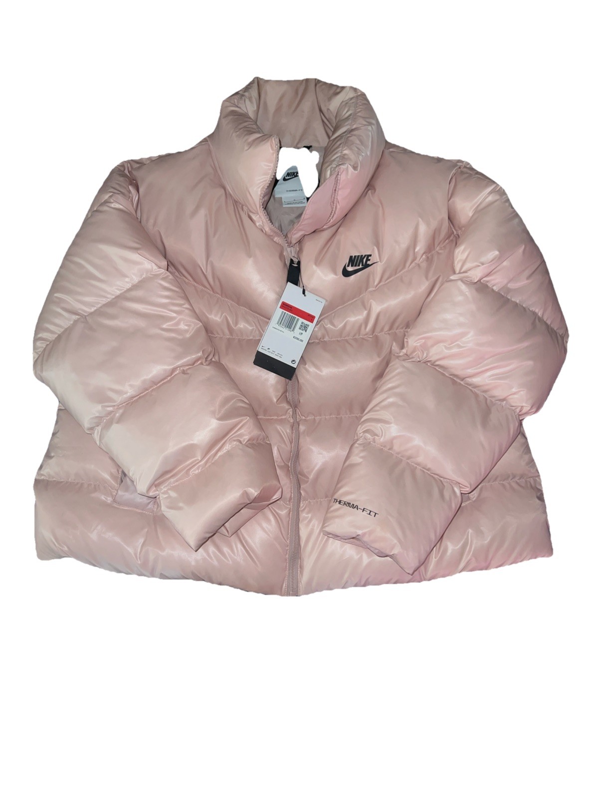 SACAI X NIKE Giacca Nike donna Sportswear Therma FIT serie City rosa Oxford taglia L nuova con etichetta