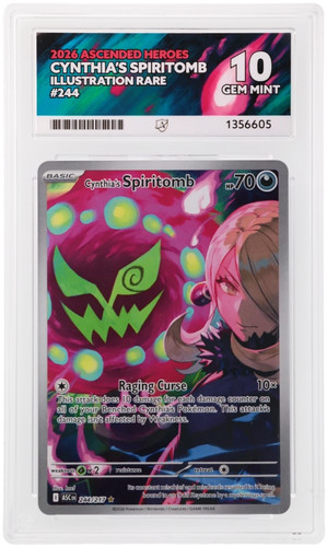 Cynthia's Spiritomb graded ACE 10 for sale on eBay