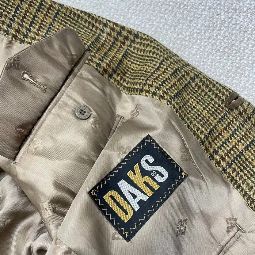 Daks Checked Pattern Blazer Jacket - image 2