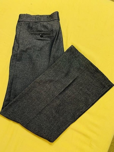 Women Guidi Trousers Grey Polyester 38 / M / 46