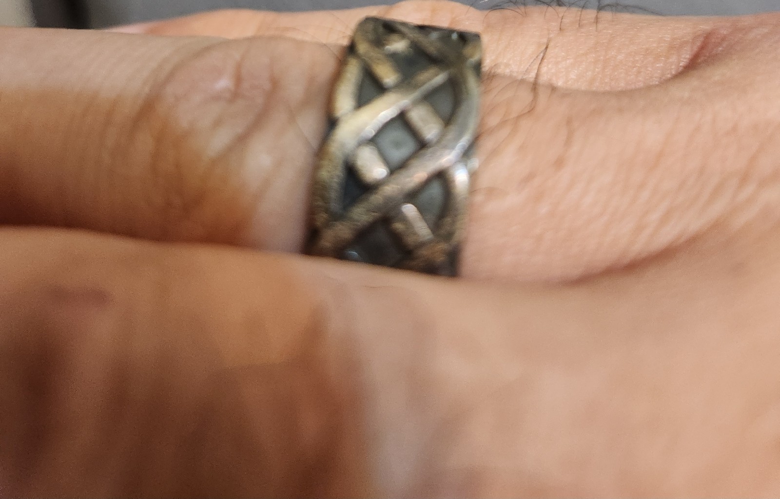 Signed 925 Sterling Silver Celtic Scroll Love Kno… - image 2