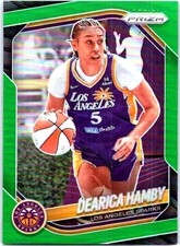 2025 Panini Prizm WNBA #39 Dearica Hamby Green Prizms