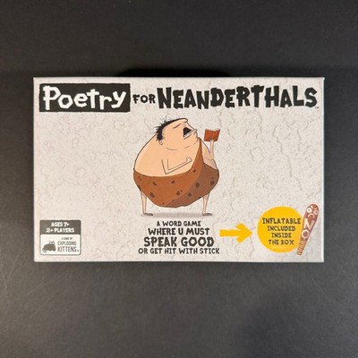 Poetry For Neanderthals a Word Game by Exploding Kittens  Ages 7+ New